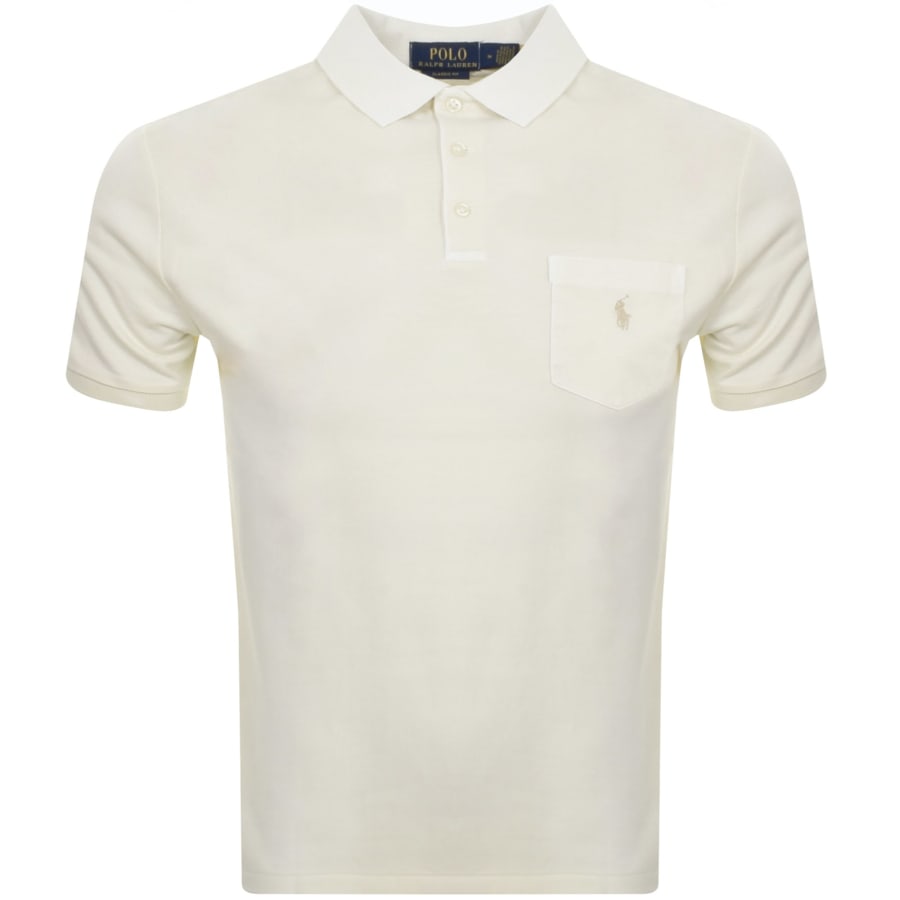 Ralph Lauren Classic Polo T Shirt Cream